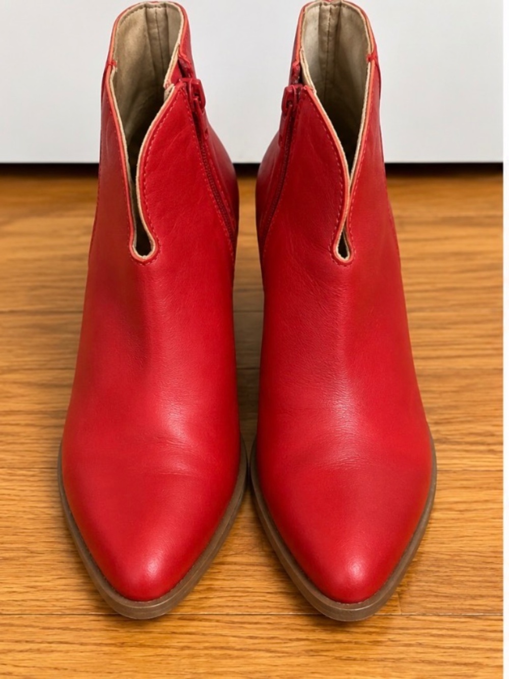 Jeffrey Campbell Red Ankle Boots